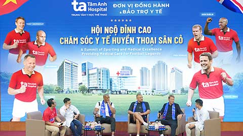  Huyền thoại 'Man Đỏ' trải nghiệm y học thể thao Tâm Anh