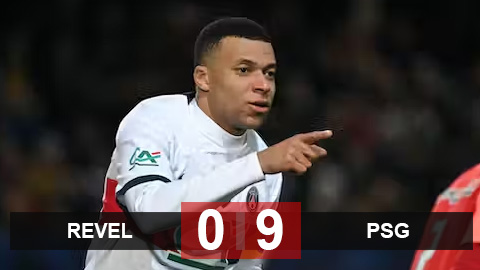  Mbappe lập hat-trick, PSG nghiền nát đối thủ hạng 6
