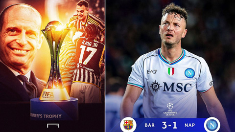  Nhờ Barca, Juventus chính thức giành quyền dự Club World Cup 2025