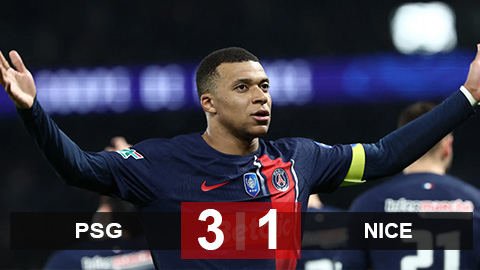  Mbappe đưa PSG vào bán kết Cúp Quốc gia Pháp