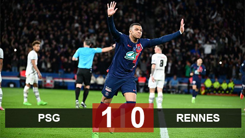  Mbappe đưa PSG vào chung kết Cúp Quốc Gia Pháp