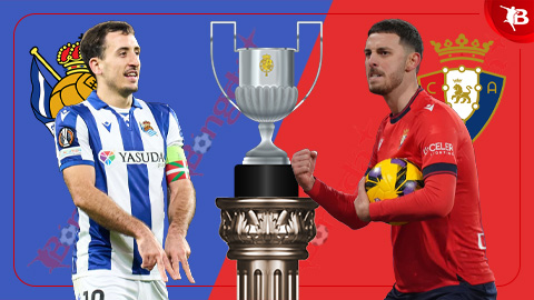  01h30 ngày 7/2: Sociedad vs Osasuna