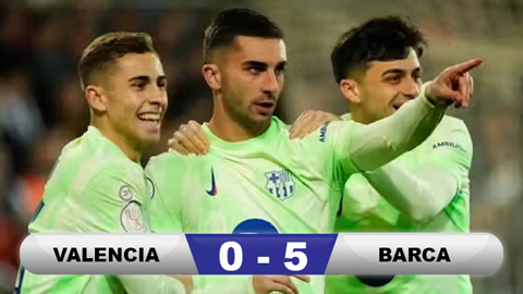  Ferran Torres lập hat-trick, Barca đè bẹp Valencia