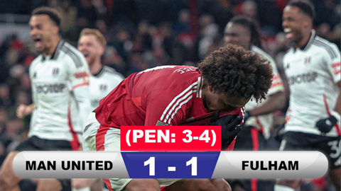 Thua đau Fulham ở luân lưu, MU thành cựu vương ở FA Cup