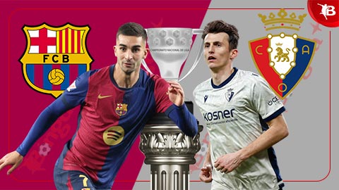  03h00 ngày 28/3: Barca vs Osasuna