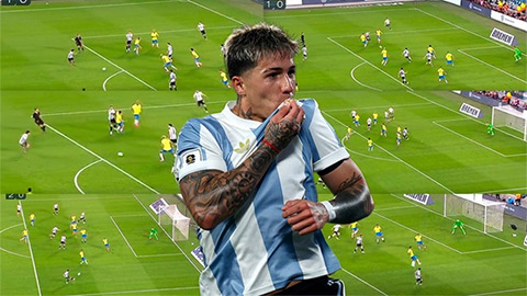  Argentina vùi dập Brazil nhờ màn trình diễn đỉnh cao của tiền vệ Chelsea