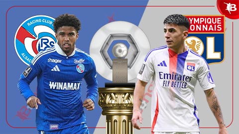  02h45 ngày 29/3: Strasbourg vs Lyon