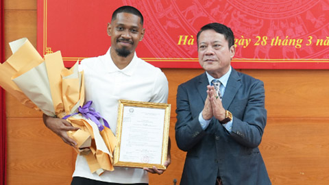  Cao Pendant Quang Vinh nhận quốc tịch, sẵn sàng lên ĐT Việt Nam