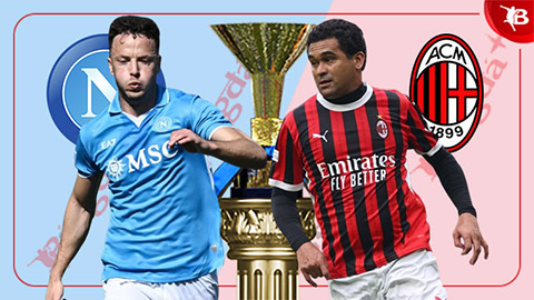  01h45 ngày 31/3: Napoli vs Milan