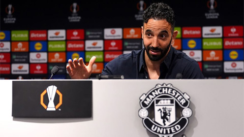  Amorim: 'Vô địch Europa League không xứng với tầm vóc MU'