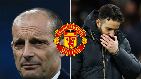  Max Allegri dẫn đầu danh sách thay thế Amorim ở MU