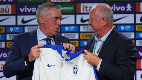  HLV Ancelotti triệu tập ĐT Brazil cho trận đấu ra mắt