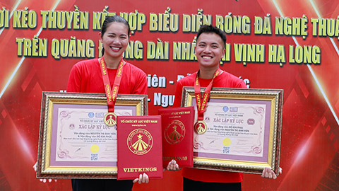  2 VĐV Việt Nam cùng nhau lập kỷ lục giữa di sản thế giới