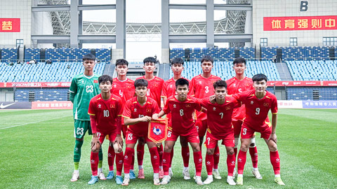  Việt Nam thua ngược Australia ở trận ra quân giải U16 quốc tế tại Trung Quốc