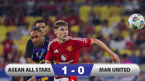  Kết quả ASEAN All Stars 1-0 MU: Hai Long quá hay, MU thua tủi hổ 