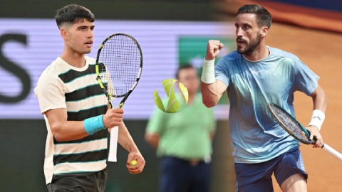  Nhận định tennis Carlos Alcaraz vs Damir Dzumhur, 1h15 ngày 31/5: Tiểu Nadal vượt trội