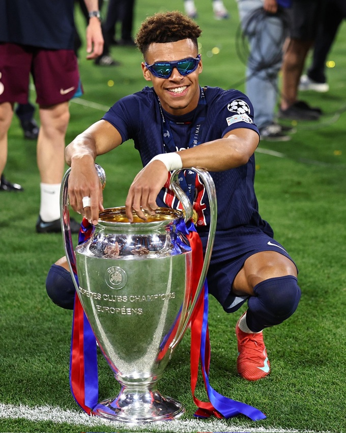 Doue và chức vô địch Champions League ở tuổi 19