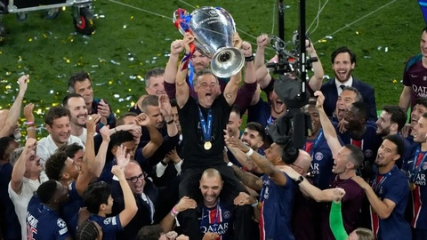  PSG thống trị các giải thưởng cá nhân và đội hình tiêu biểu Champions League 2024/25