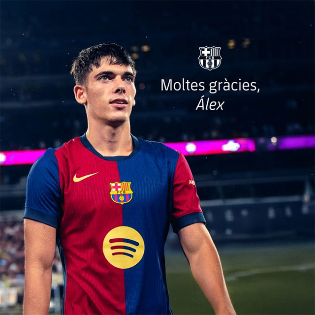 Barca đã nói lời tạm biệt với Alex Valle