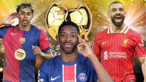  Lamine Yamal chỉ xếp sau Dembele trong cuộc đua Quả Bóng Vàng