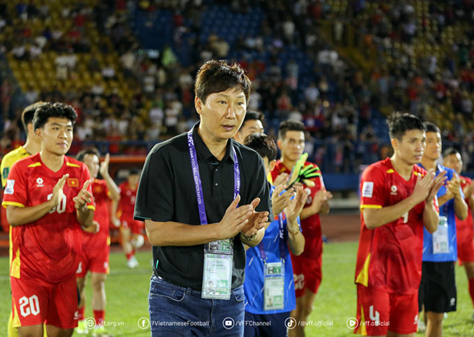 HLV Kim Sang Sik ấn tượng với quãng thời gian hơn 10 năm không thua Malaysia của ĐT Việt Nam - Ảnh: VFF