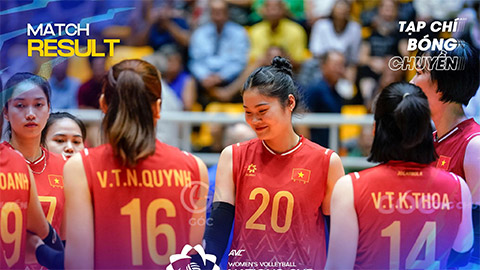  Bóng chuyền Việt Nam ra quân thắng lợi ở AVC Nations Cup 2025