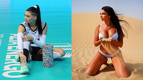  Đệ nhất mỹ nhân bóng chuyền Tatyana, vẻ đẹp hòa trộn giữa Trung Á và Đông Âu