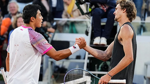  Video highlight tennis trận Alexander Zverev vs Brandon Nakashima (tứ kết BOSS OPEN)