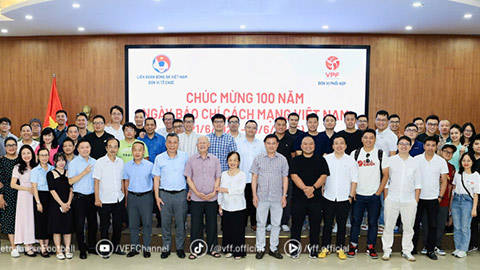 VFF giữ quan điểm kiên trì phát triển hệ thống đào tạo trẻ, giải bóng đá chuyên nghiệp quốc gia để tạo nền tảng cho đội tuyển - Ảnh: Đức Cường