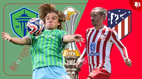  Nhận định bóng đá Seattle Sounders vs Atletico, 05h00 ngày 20/6: Atletico thắng trận, nhưng sẽ thua kèo!