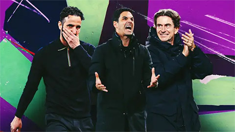  Khởi đầu ác mộng cho cả Mikel Arteta và Ruben Amorim