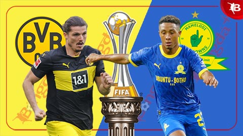  Nhận định bóng đá Dortmund vs Mamelodi Sundowns, 23h00 ngày 21/6: Chiến thắng đầu tay
