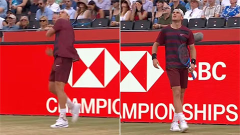  Trai đẹp Jack Draper mất điểm vì đánh bóng vào khán giả