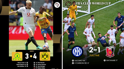  FIFA Club World Cup 2025: Inter Milan và Dortmund cùng thắng nhọc