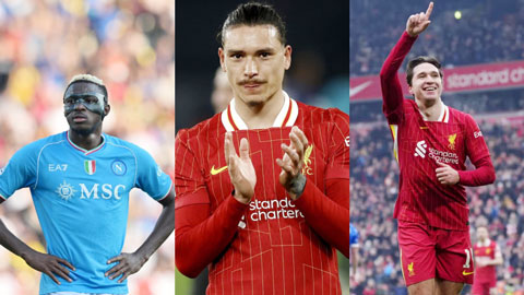  Liverpool đổi Nunez và Chiesa lấy 'tiền đạo xuất sắc nhất thế giới'