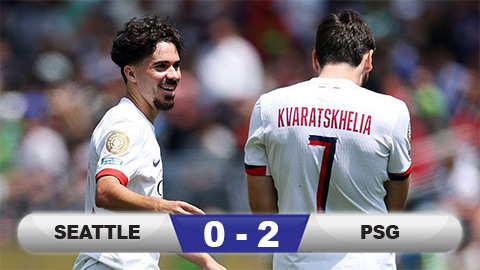  Kết quả Seattle Sounders 0-2 PSG: PSG vào vòng 1/8