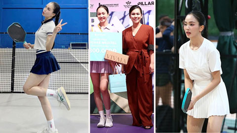  Hot girl Đặng Yến giành danh hiệu Hoa khôi tại giải Pickleball, nhan sắc ngày càng thăng hạng