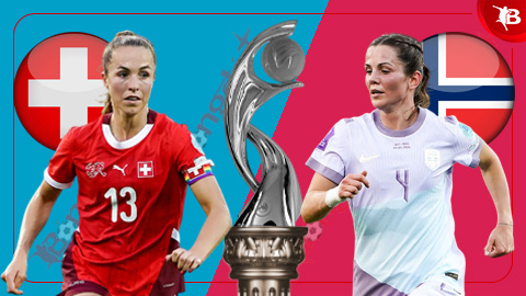  Nhận định bóng đá Nữ Thụy Sỹ vs Nữ Na Uy, 02h00 ngày 3/7: Hòa là đẹp