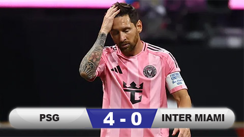  Kết quả PSG 4-0 Inter Miami: Nhà ĐKVĐ châu Âu vào tứ kết