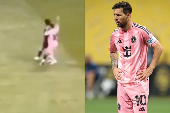 Messi bị cho là đã đấm vào người Vitinha