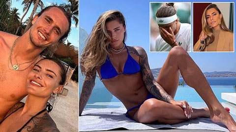  Bạn gái quyến rũ vắng mặt, Zverev thua sốc ở Wimbledon