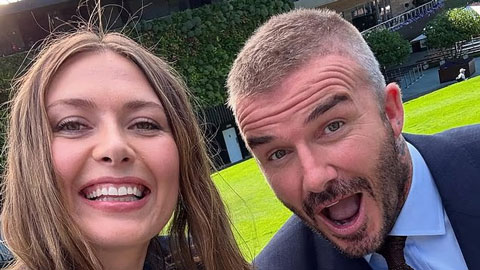  Sharapova và Beckham tạo nên cuộc hội ngộ gây sốt tại Wimbledon