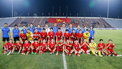  ĐT nữ Việt Nam lập kỷ lục Đông Nam Á, VFF thưởng 600 triệu đồng