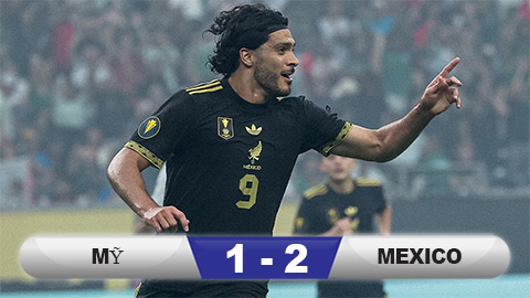  Kết quả Mỹ 1-2 Mexico: El Tri lên ngôi vô địch