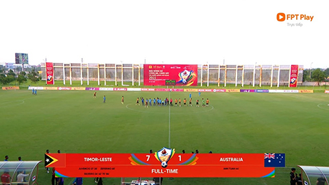  Timor Leste thắng 7-1 Australia tại giải đặc biệt của Đông Nam Á