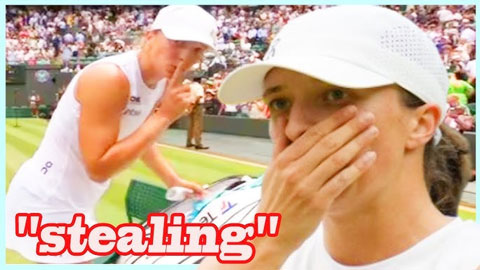  'Phốt to' ở Wimbledon: Cựu số 1 thế giới Swiatek bị bắt quả tang ...'trộm' khăn