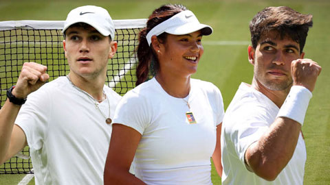  Bùng binh tình trường ở Wimbledon: Kyrgios tiết lộ tình tay 3 Alcaraz - Raducanu - Draper