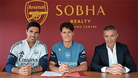  Arsenal công bố tân binh Norgaard và mặc áo số 16