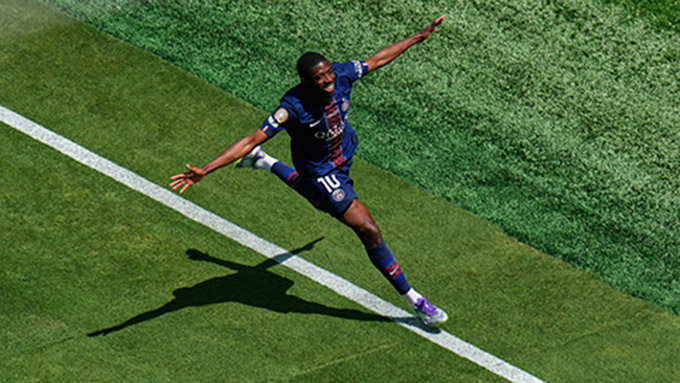 Ousmane Dembele "bay" thẳng tới Quả bóng vàng