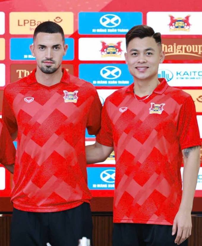2 ngoại binh của Ninh Bình ở mùa giải 2025/26. Ảnh: CTV 
